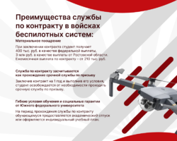 Служба в Войсках беспилотных систем: Выгодно, Престижно, Перспективно